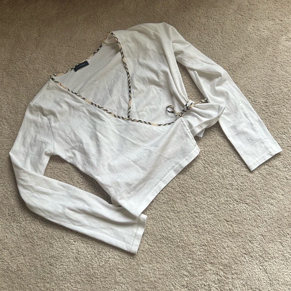 Burberry wrap top
